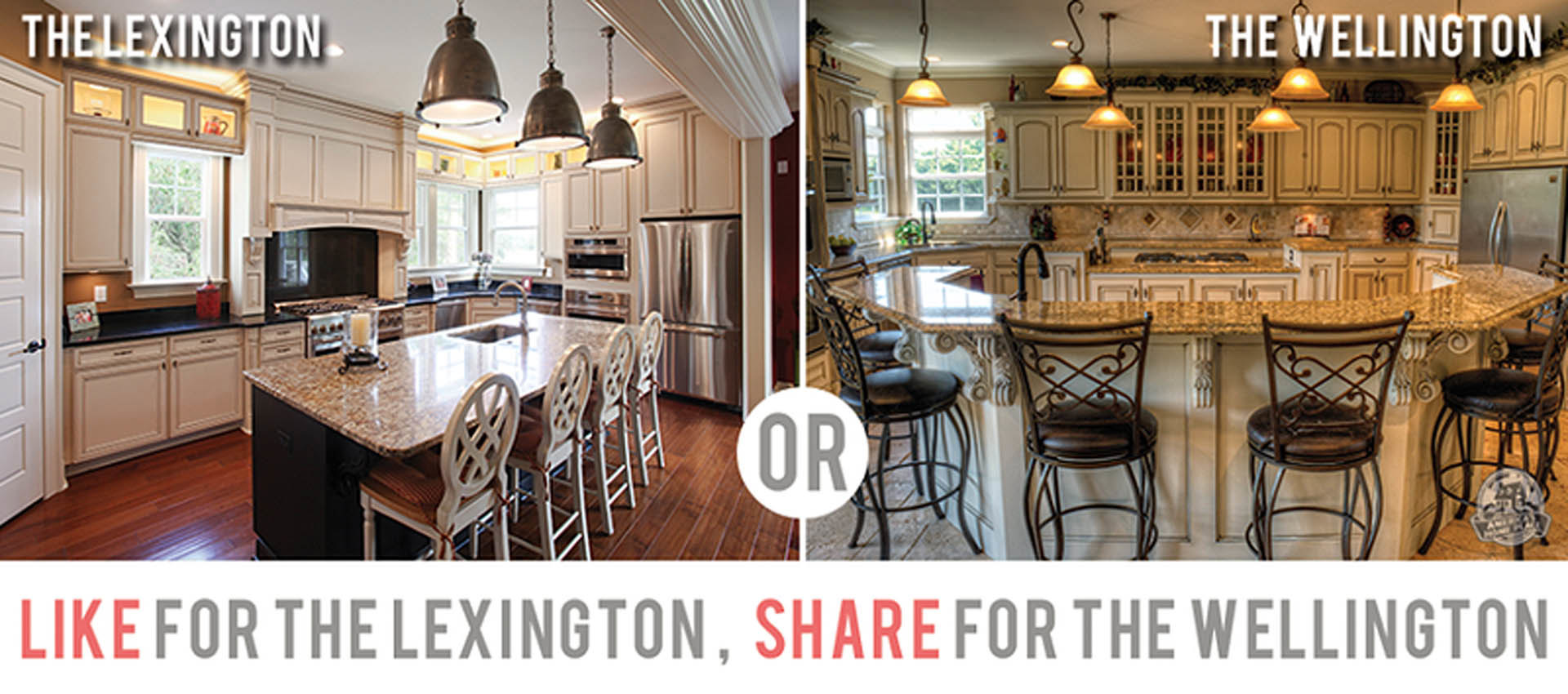 Spacious kitchen featuring a large marble-topped island with cushioned stools, white cabinetry, stainless steel refrigerator, and modern sink.